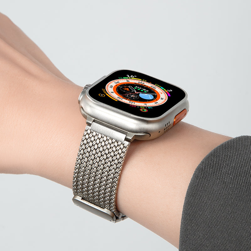 Flätad magnetband för Apple Watch