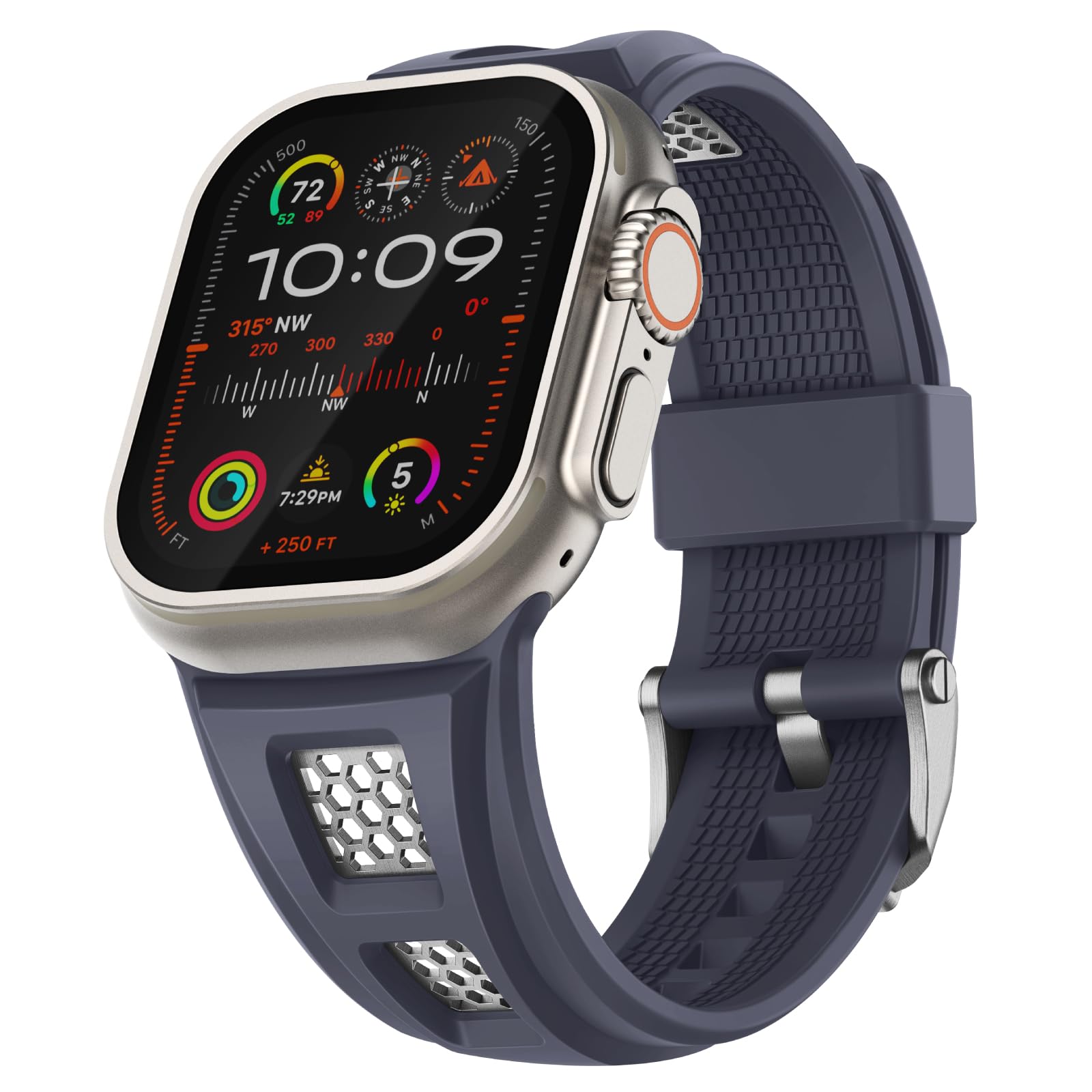 Cinturino Sport in Silicone Rugged Grid per Apple Watch