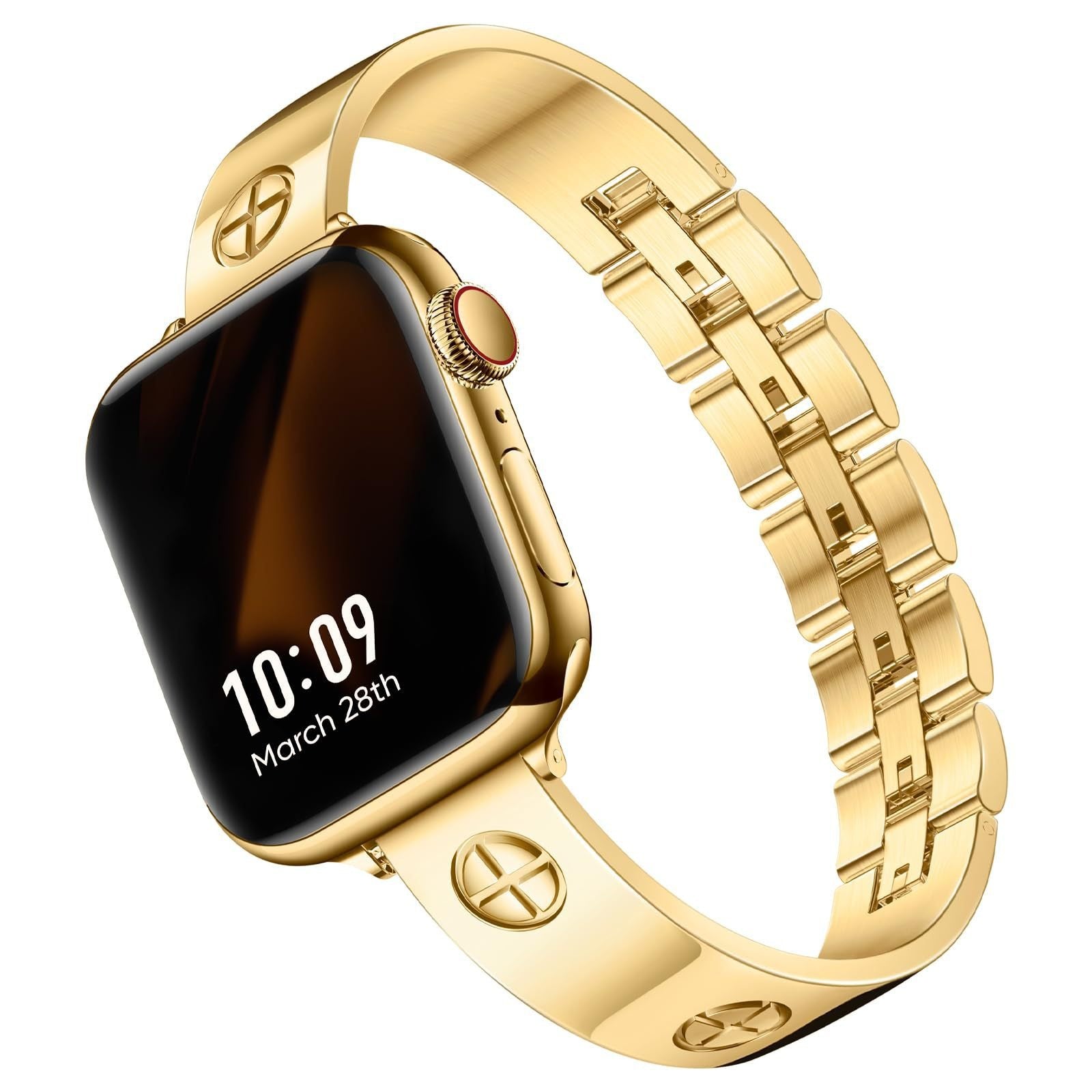 Bracciale in metallo incrociato per Apple Watch