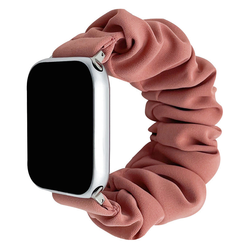 Bandeau en soie douce pour cheveux cassés pour Apple Watch