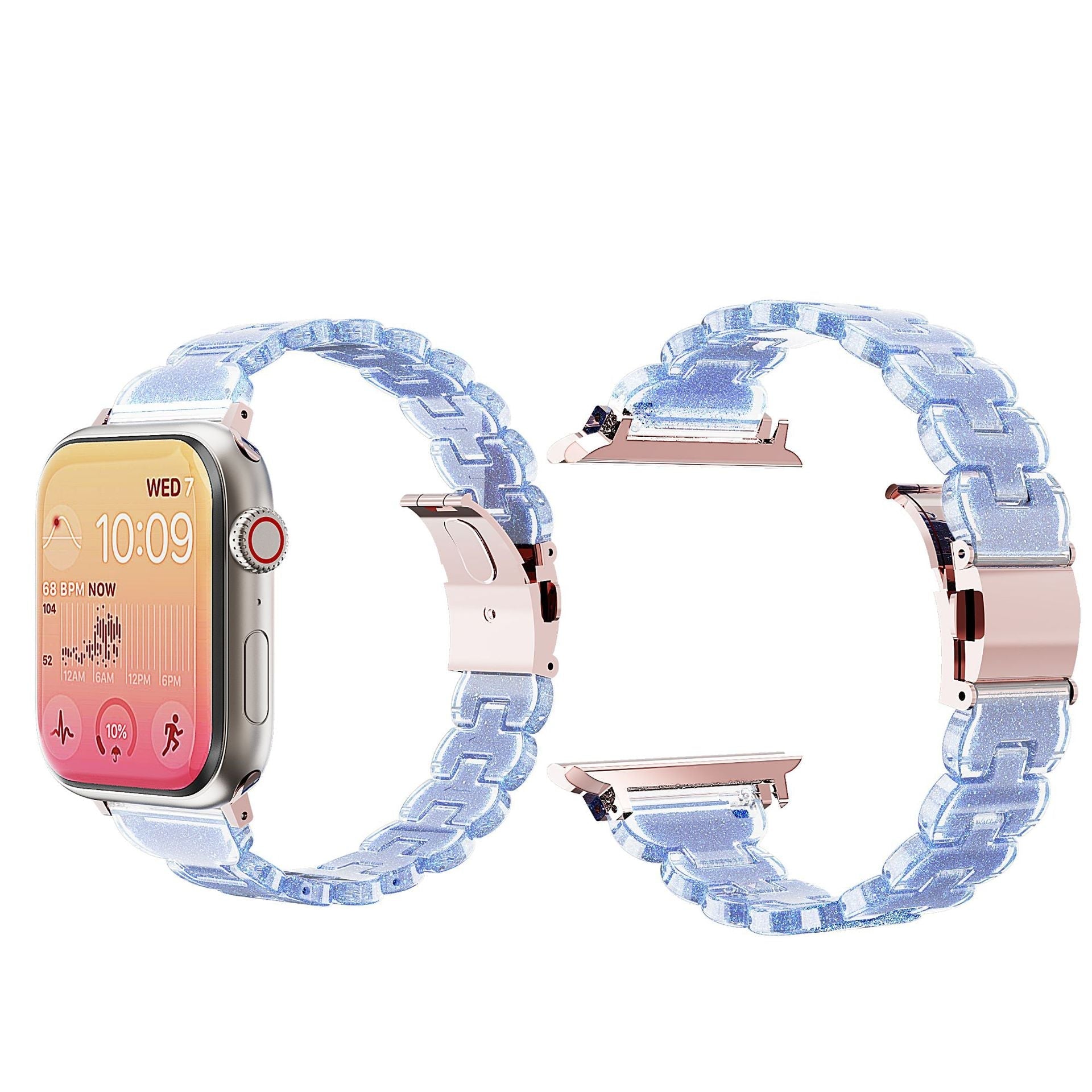 Cinturino in resina petalo per Apple Watch