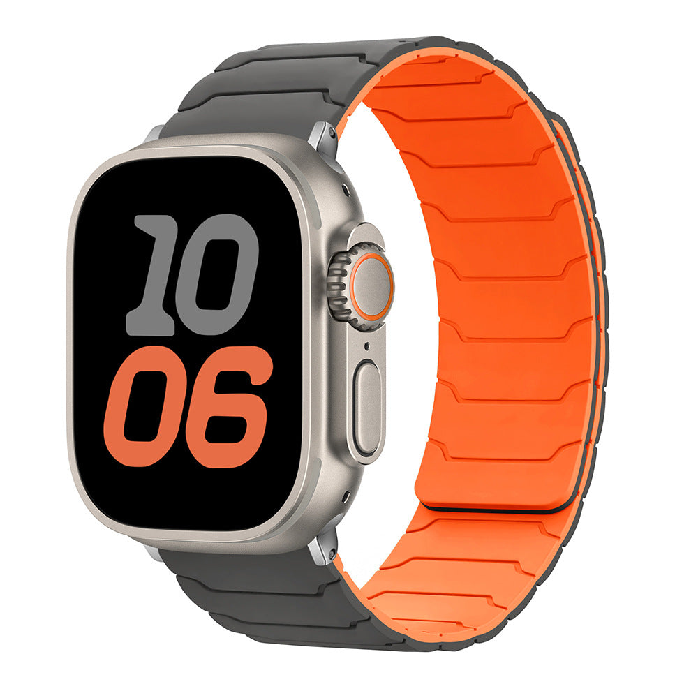 Correa de reloj magnética de silicona Armor Warrior para Apple Watch