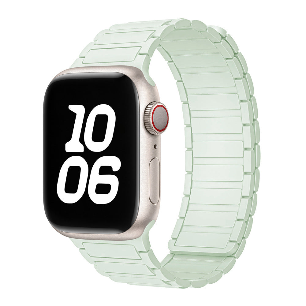 Silicone magnetic loop watch band For Apple Watch