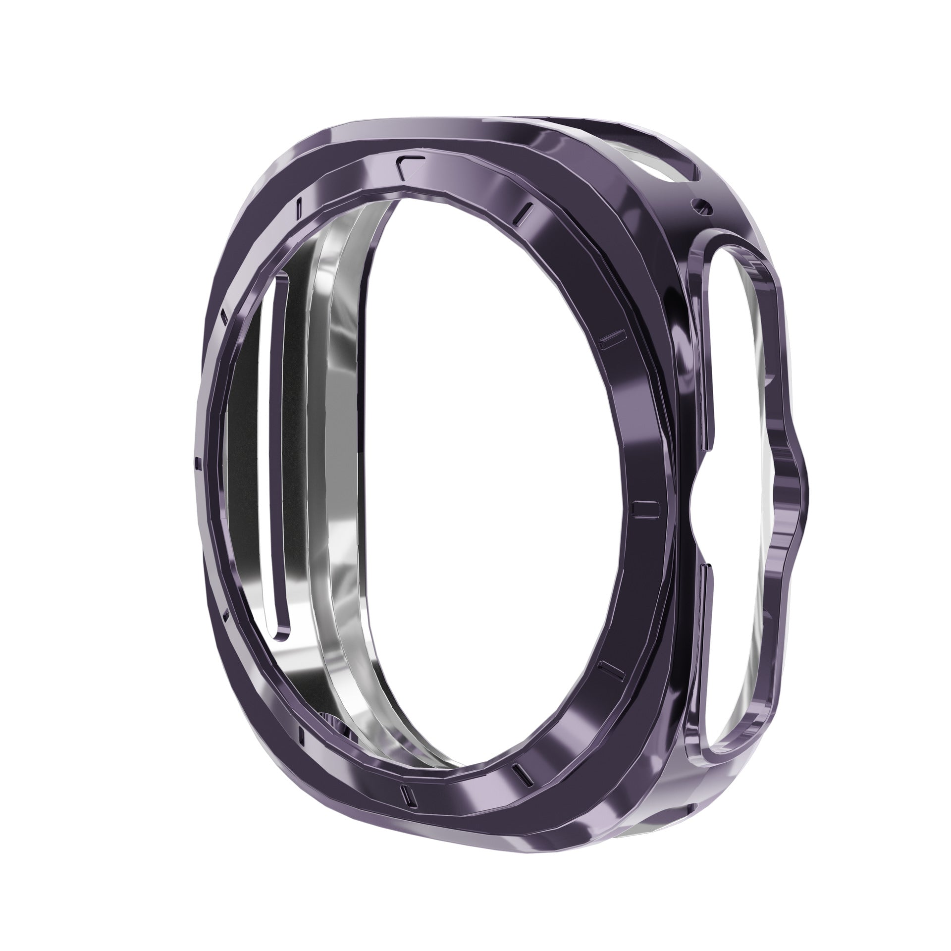 Boîtier de montre en TPU creux électroplaqué pour Samsung Galaxy Watch 7 Ultra