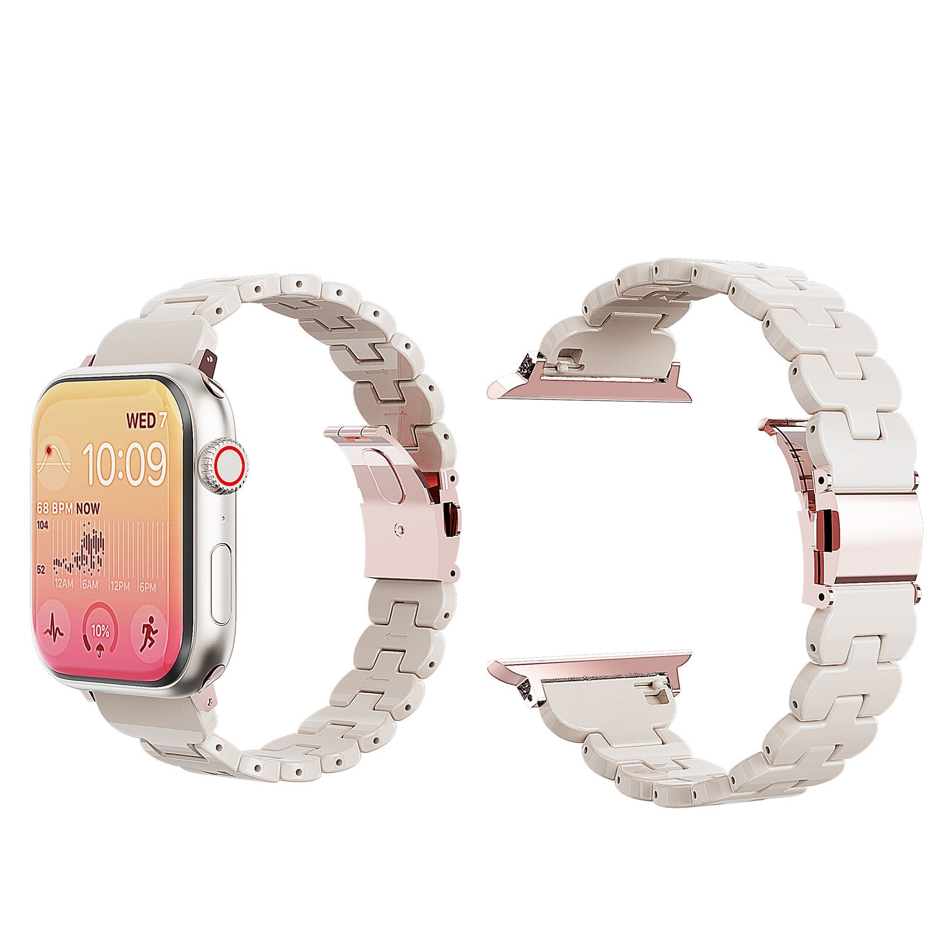 Cinturino in resina petalo per Apple Watch