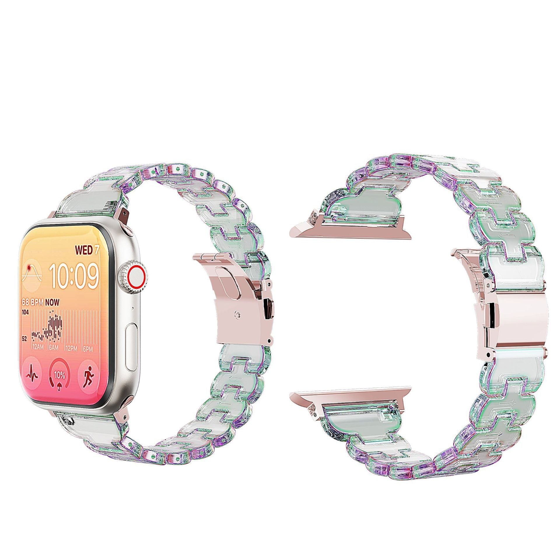 Cinturino in resina petalo per Apple Watch