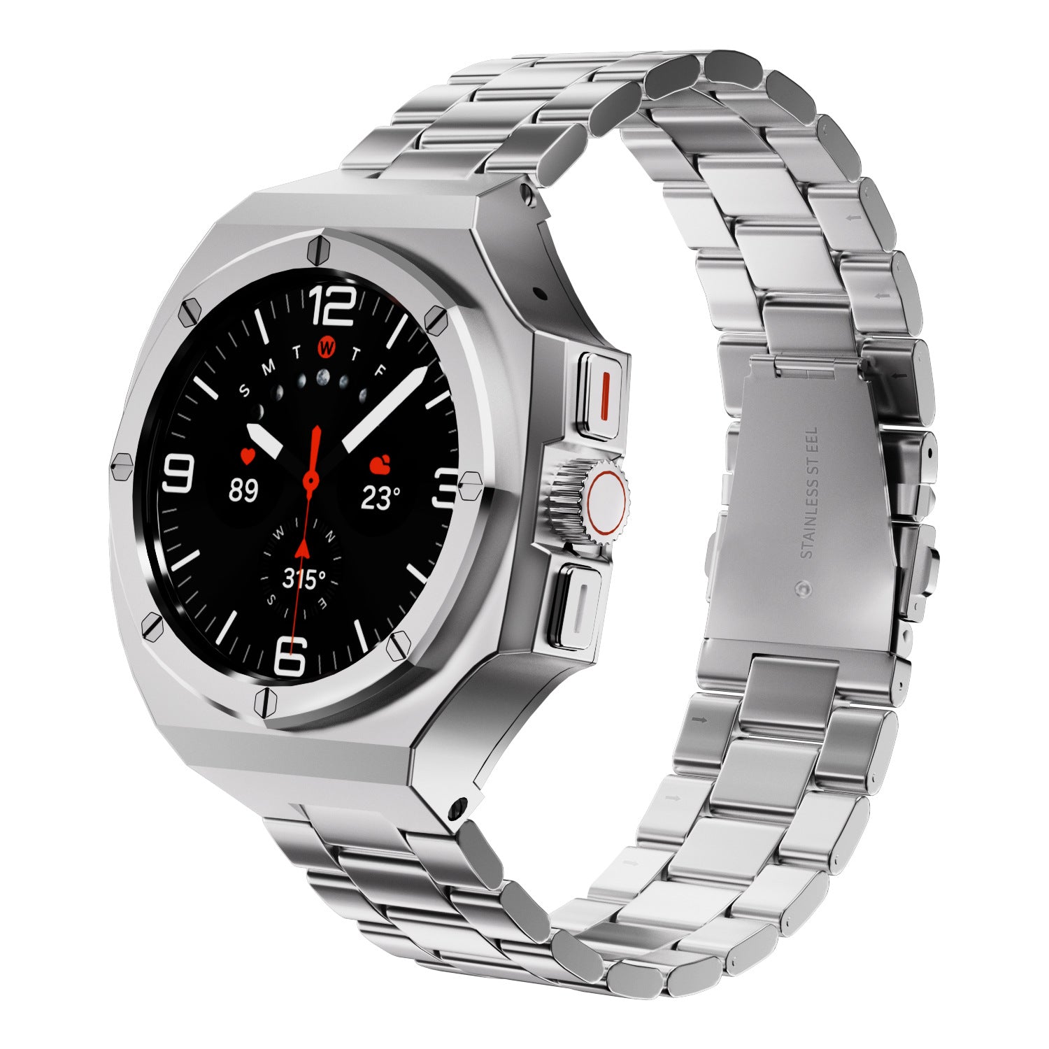 Zinc Alloy Case with Metal Band for Samsung Galaxy Watch Ultra 47mm