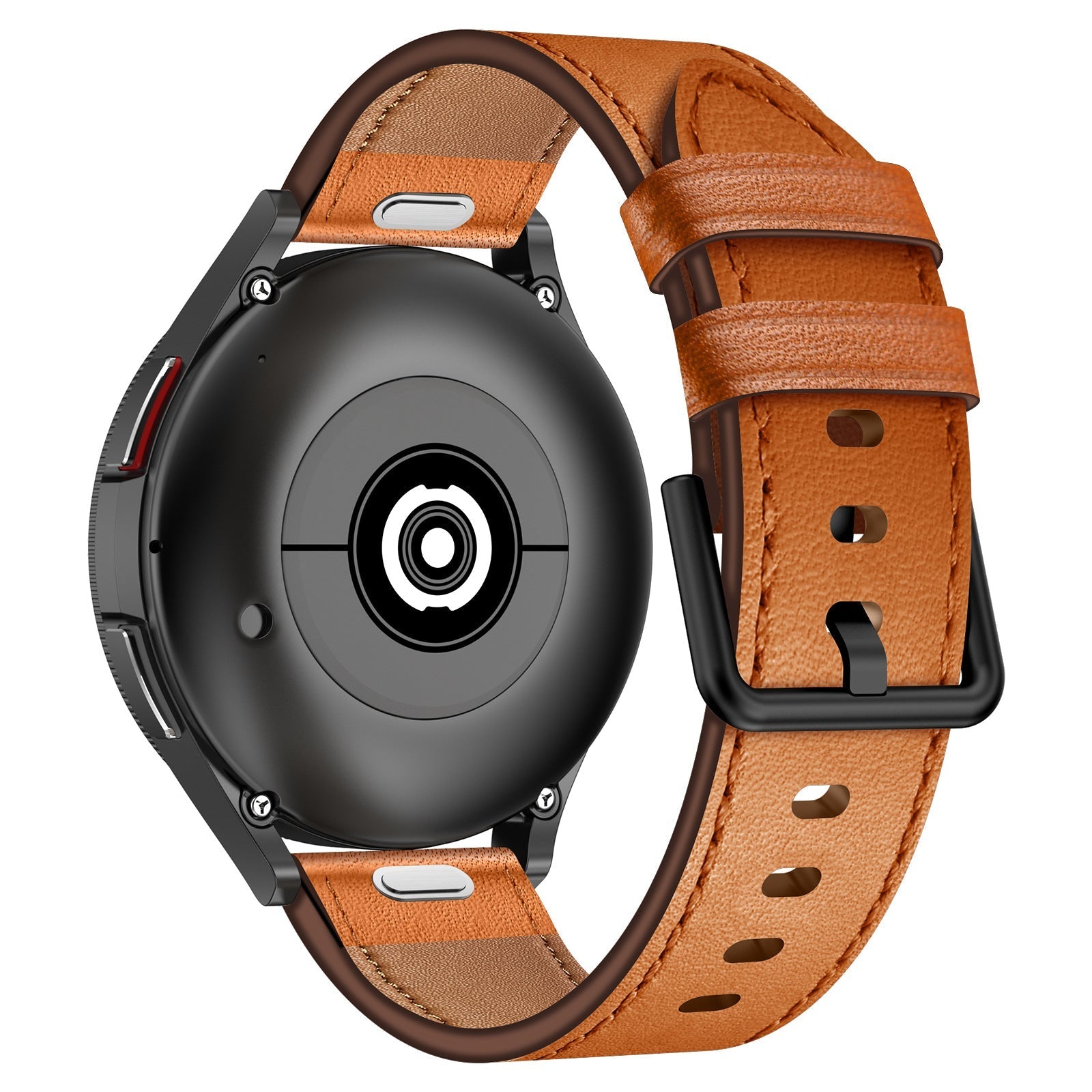 Bracelet de montre en cuir véritable pour Samsung Galaxy Watch 4/5/6/7 - 20 mm