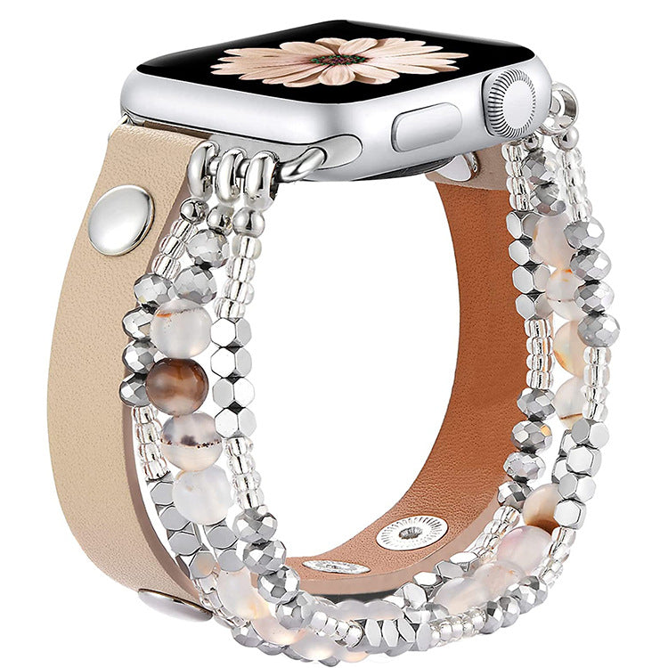 Braccialetto di perline per cinturino Apple Watch