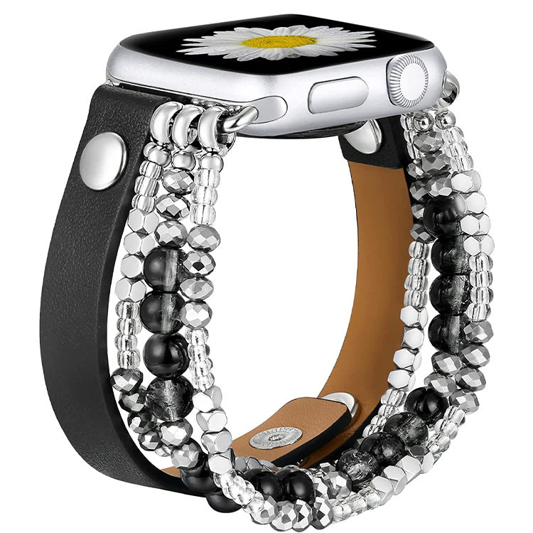 Helmiranneke Apple Watch -rannekkeelle