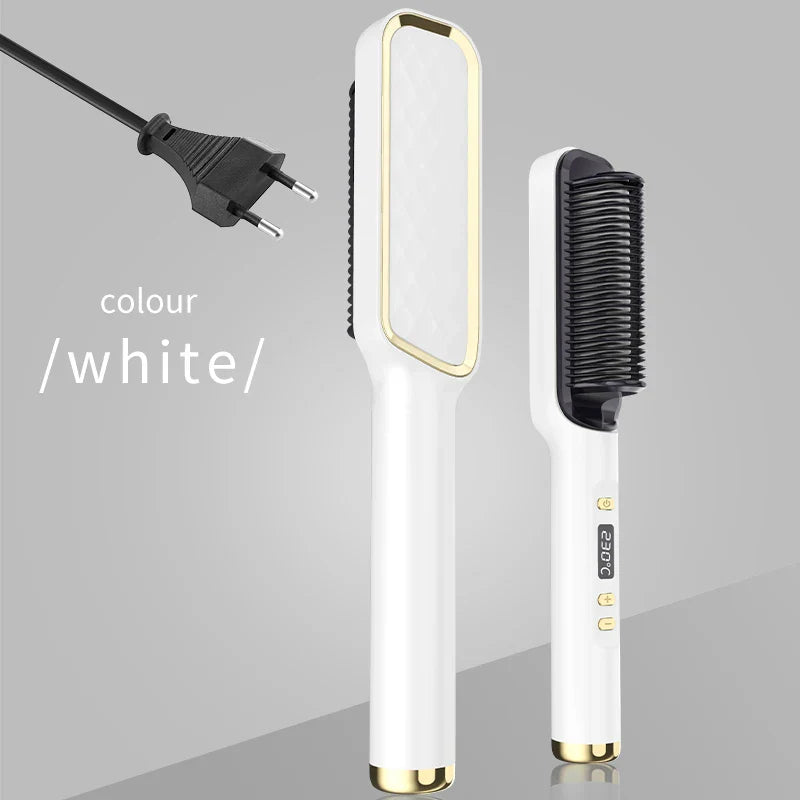 Electric Hot Comb Multifunctional Straight Hair Straightener Comb