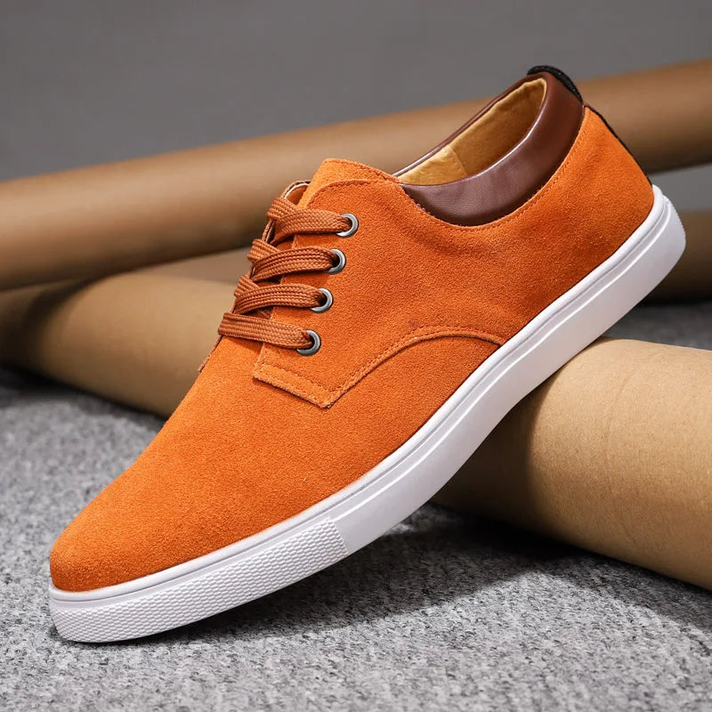 Genuine Suede Leather Sneaker