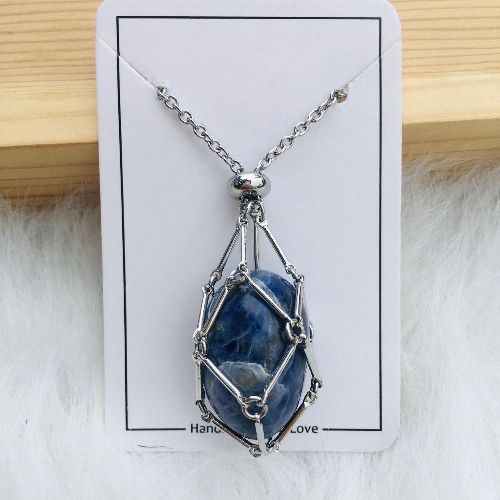 Crystal stones necklace