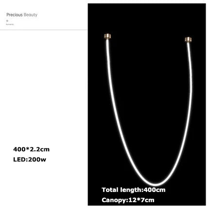 Udon - LED stmívatelné postmoderní zlaté chromové stropní lampy