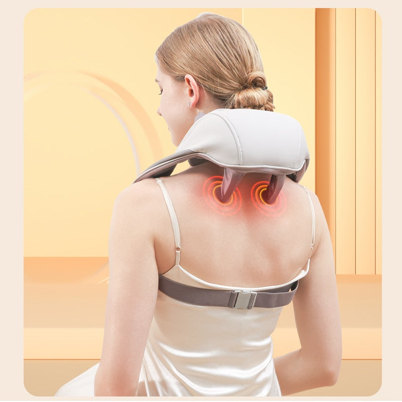 Electric masseur for the neck and back