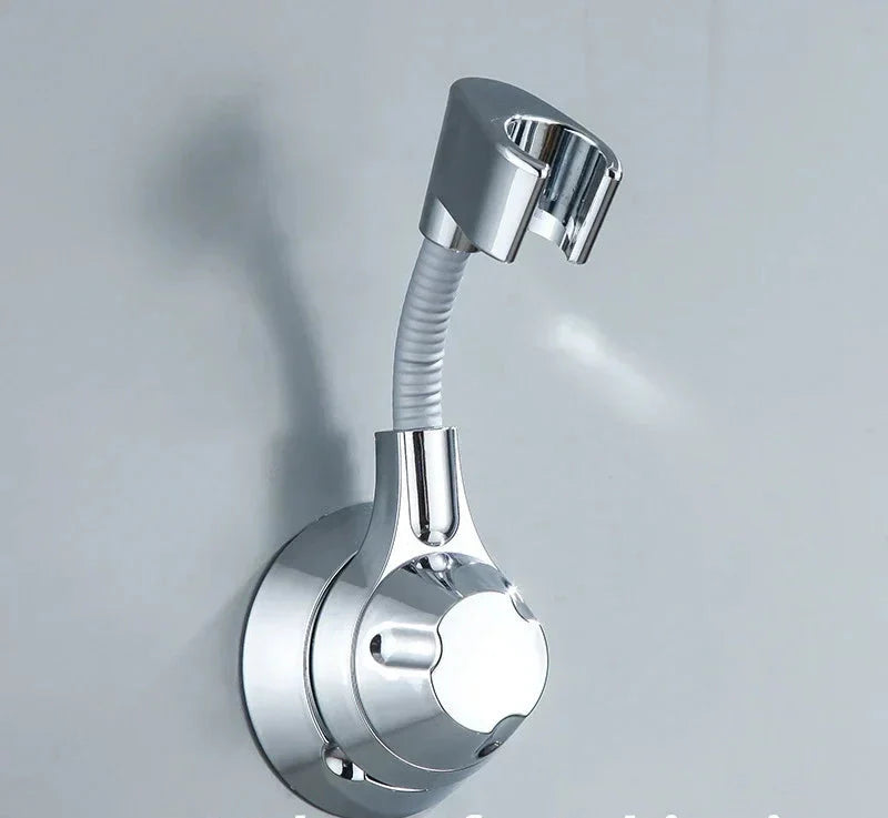 Sara Adjustable Suction Cup Shower Head Holder – Punch-Free, Multi-Angle Rotating Shower Bracket