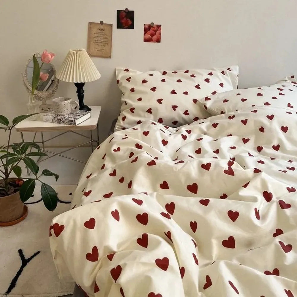 Set di biancheria da letto alla moda coreana