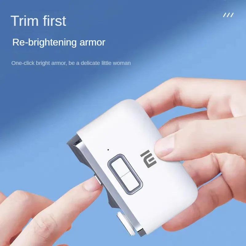 Xiaomi Mijia Electric Nail Clippers, Fully Automatic Smart Nail Trimmer for Men, Women, and Children – Polished Armor Trim, Bluetooth-Compatible