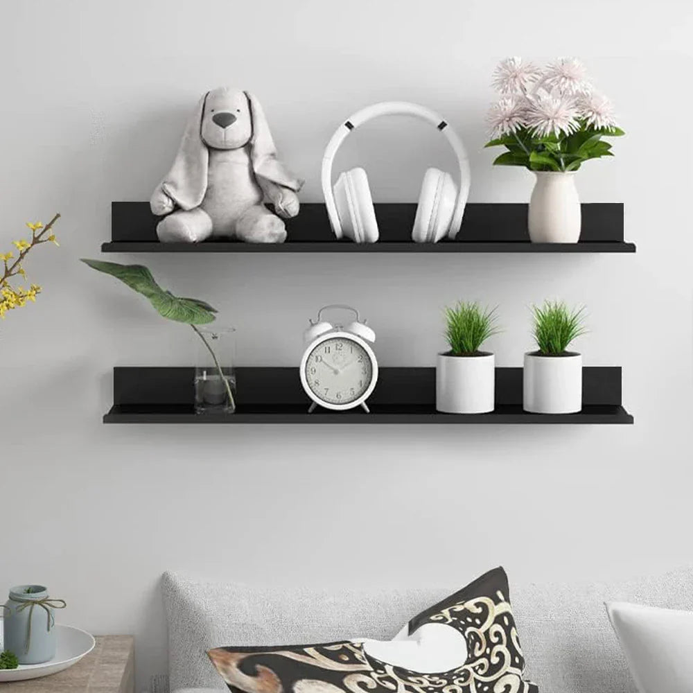 Stylish Aluminum Floating Shelves Solution