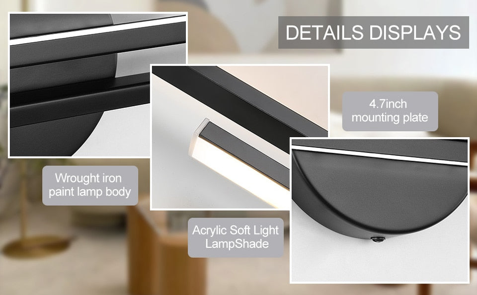 AiS Domine - LED Dimmable Wall lamp with Anti-glare Design