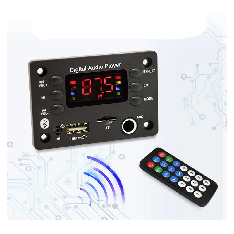 Decoder MP3 Bluetooth Maximus: audio per auto, radio FM e lettore musicale USB