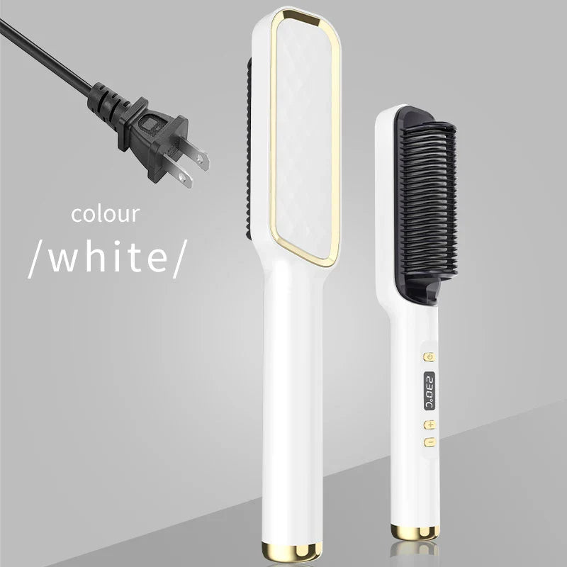 Electric Hot Comb Multifunctional Straight Hair Straightener Comb