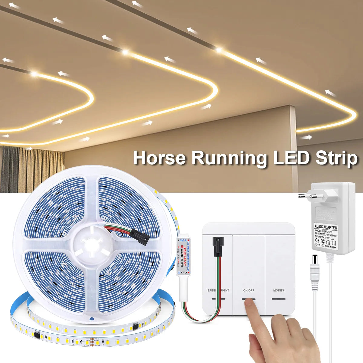 Vrimlo Vegg 10 meter LED Strip Lys