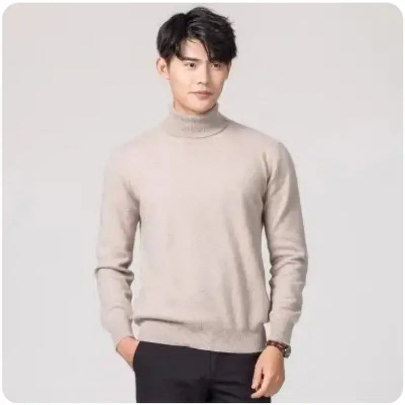 Maglione a collo alto in cashmere Elliot – Calore di lusso per uomo | Autunno e inverno 2023