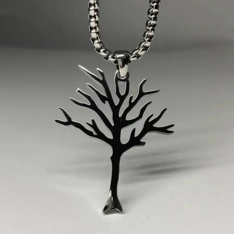 Leafless tree necklace