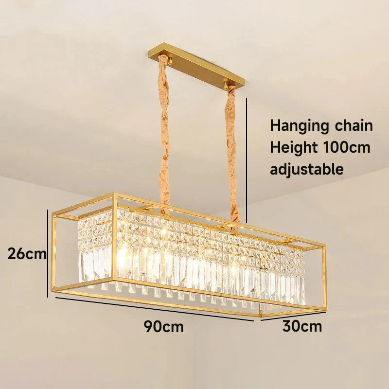 Chandelier Rectangulaire Molly