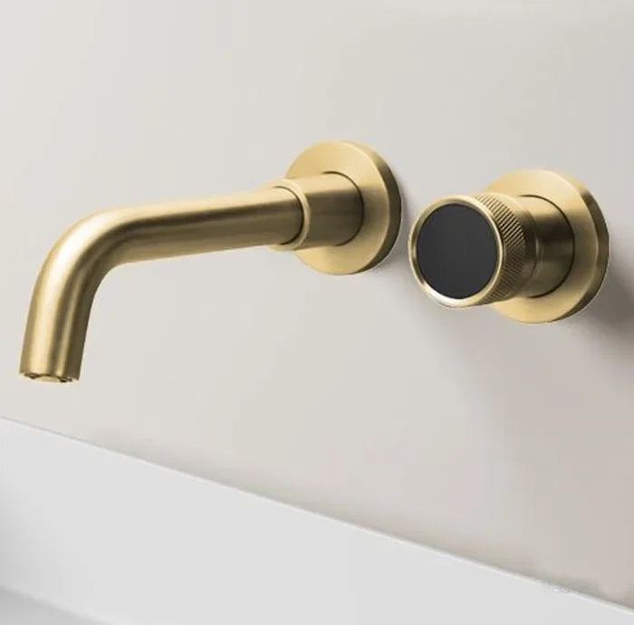 Rubinetto da bagno con display digitale Ferond Black Brass – Rubinetto a doppio controllo per acqua fredda e calda