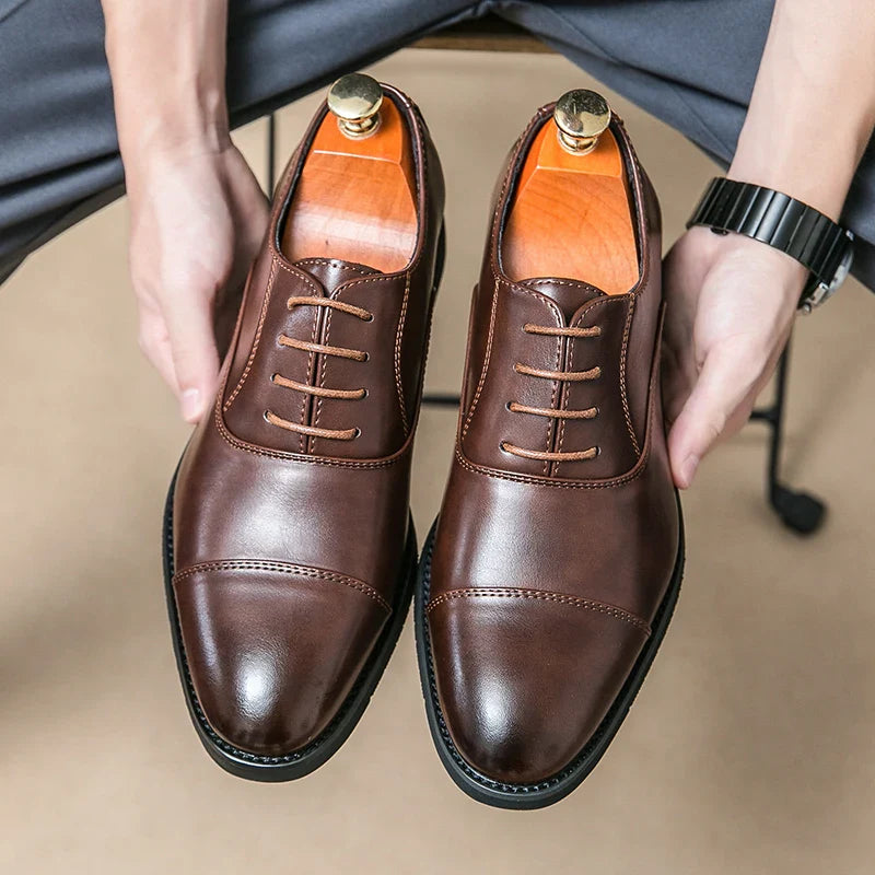 Neue luxuriöse Business-Lederschuhe für Herren – bequem, stilvoll und elegant