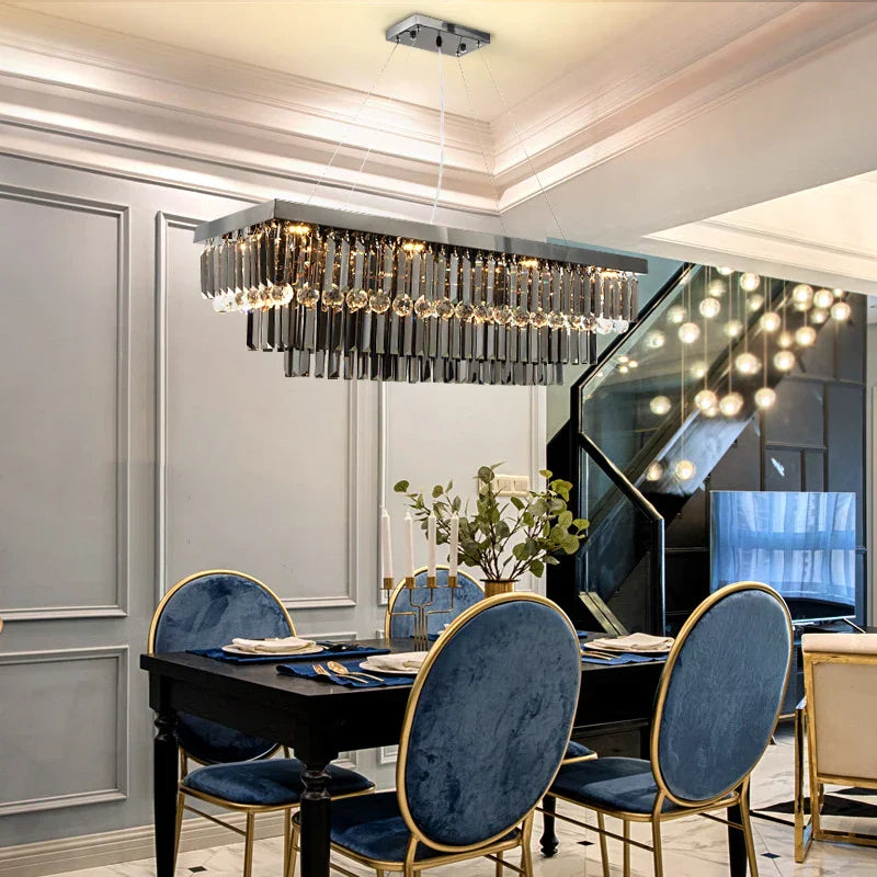 Katie Black Crystal Chandelier