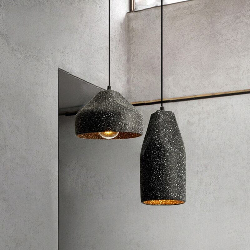 Terrazzo Industrial Style Cement Chandelier