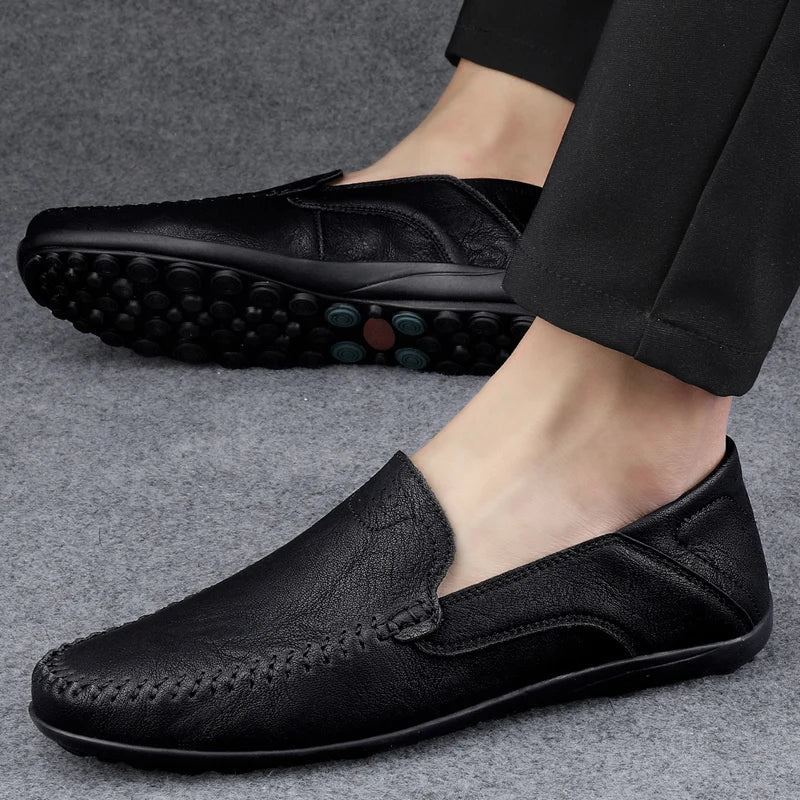 Pennybrook leren loafers