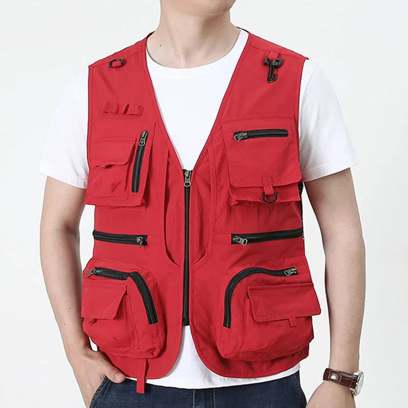 14 Pockets Cargo Tactical Hiking Fishing Vest