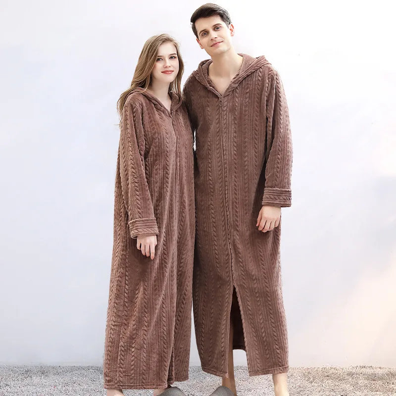 HoodedHug – Autumn Evening Wear for Couples