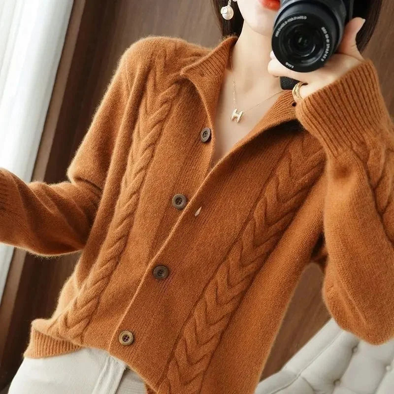 Elegant Knitted Cardigan