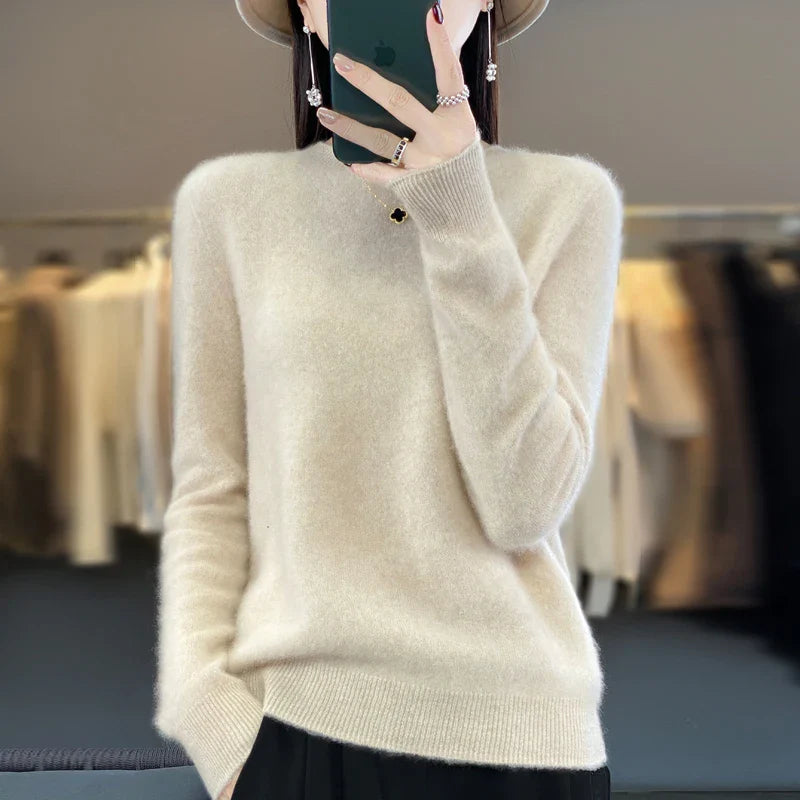 Evelyn: 100% pure wool sweater