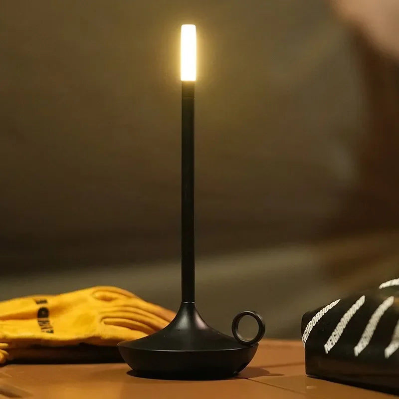 Lampe de table à bougie – Lumière d’ambiance, rechargeable