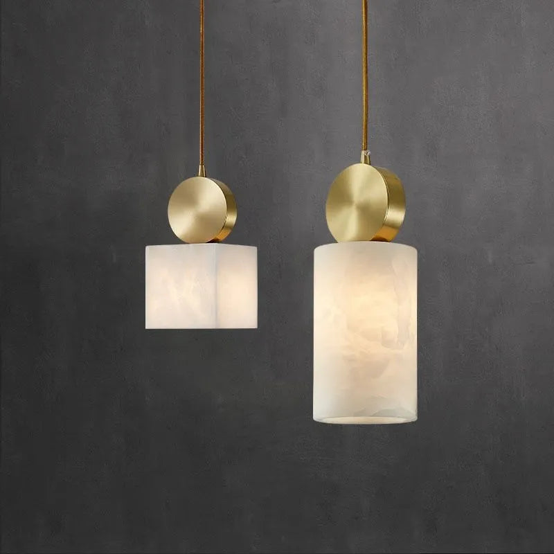 Lampa wisząca Trafalgar Nordic Marble Copper LED