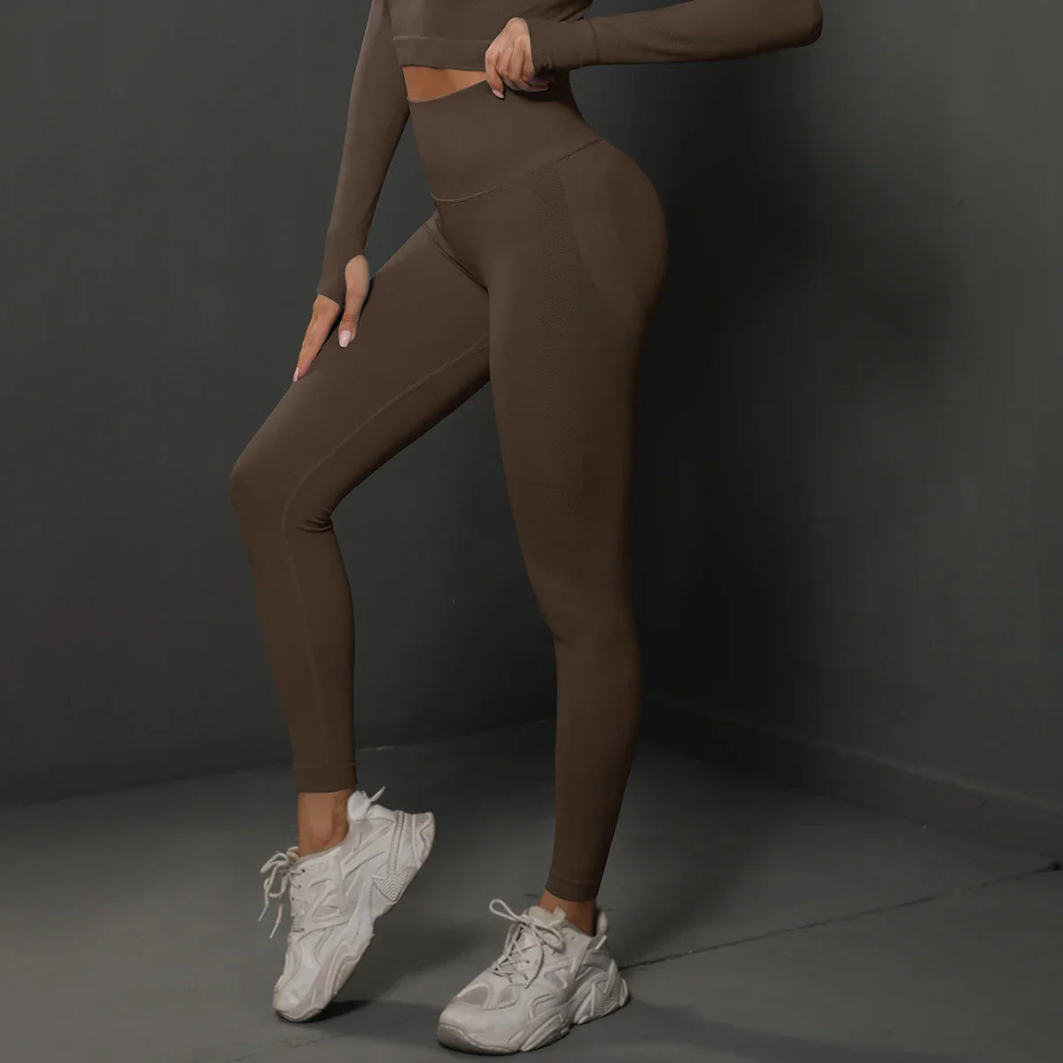 Högmidjade Instant BBL Rumpformande Leggings