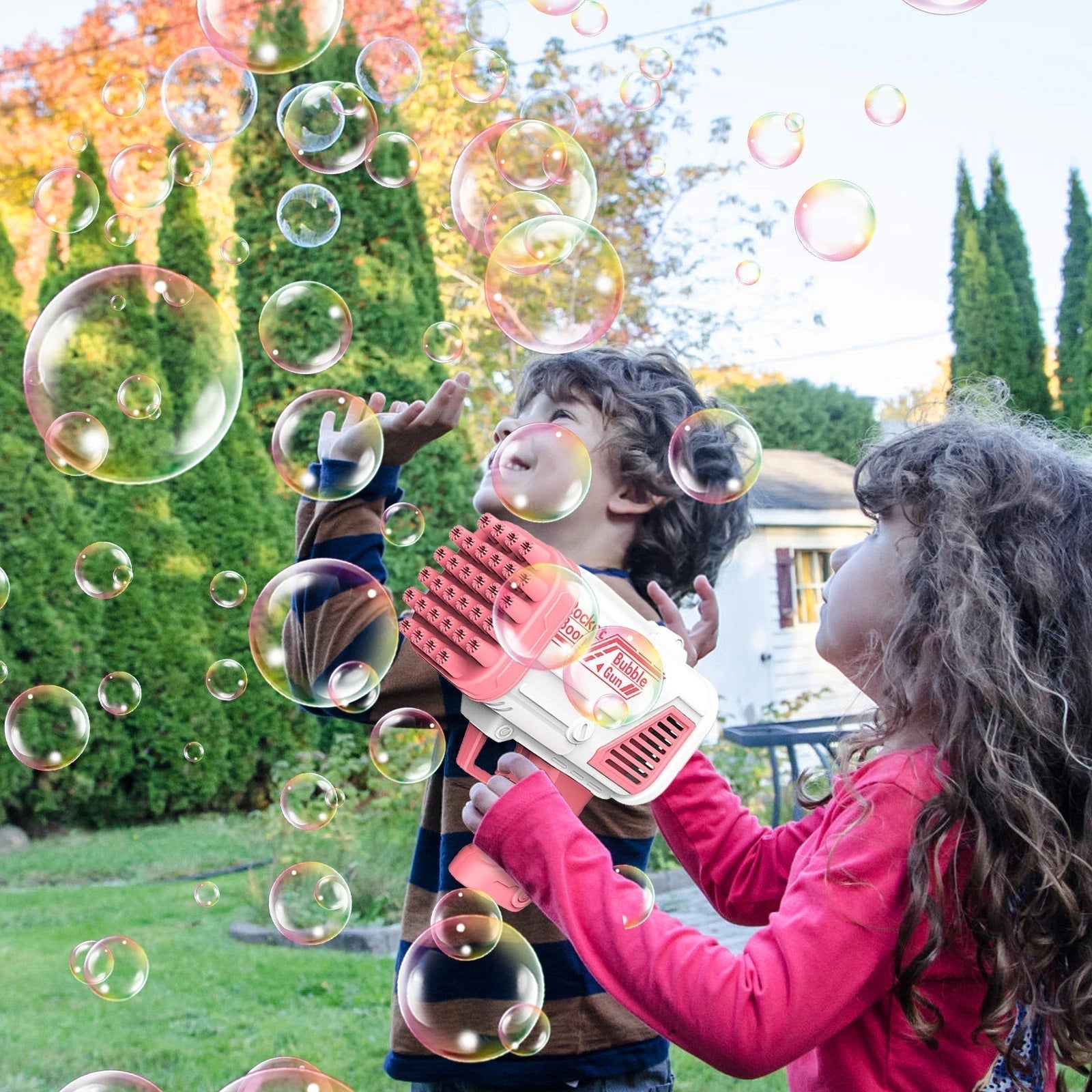 Bubble Bazooka™ - Zábavná bublinková hra - pistole na mýdlové bubliny