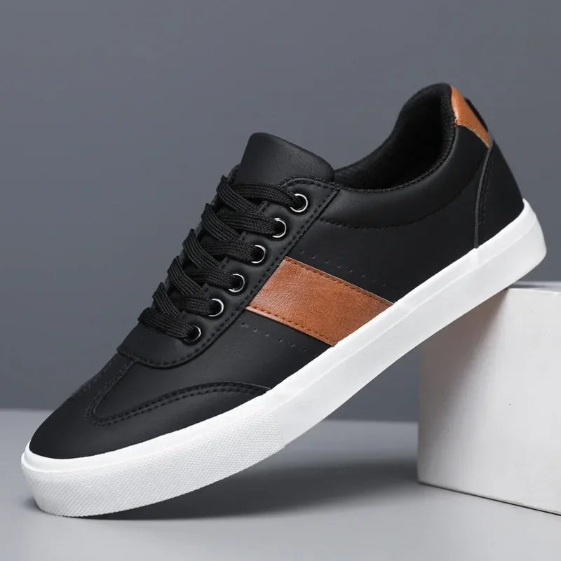 Street Style Läder Sneakers