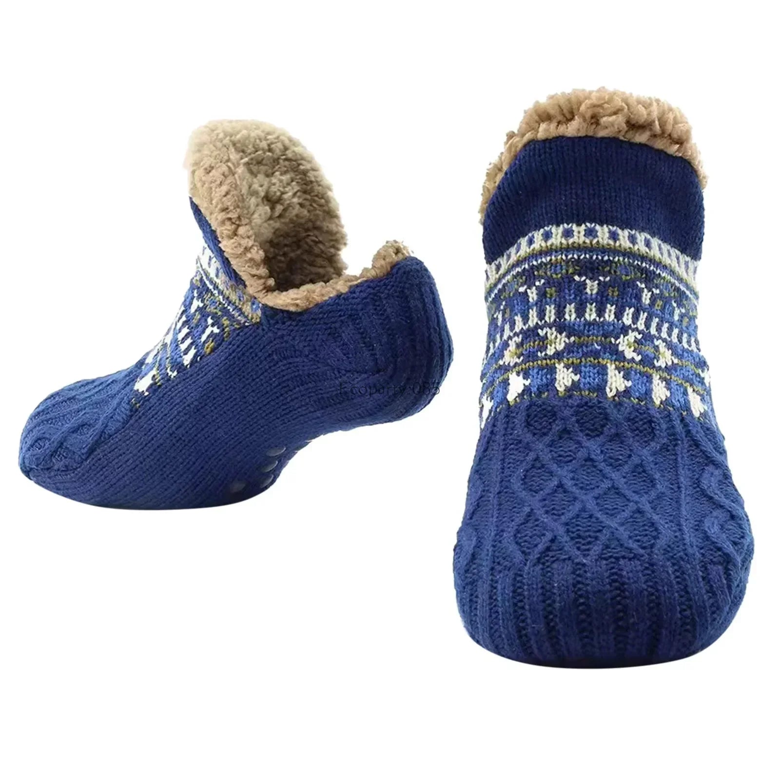 CozyStep Non-Slip Yoga & Snow Socks | Warm Unisex Home Slippers for Fall & Winter