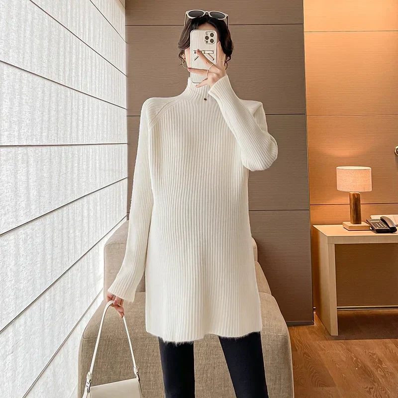 Turtleneck Maternity Sweater