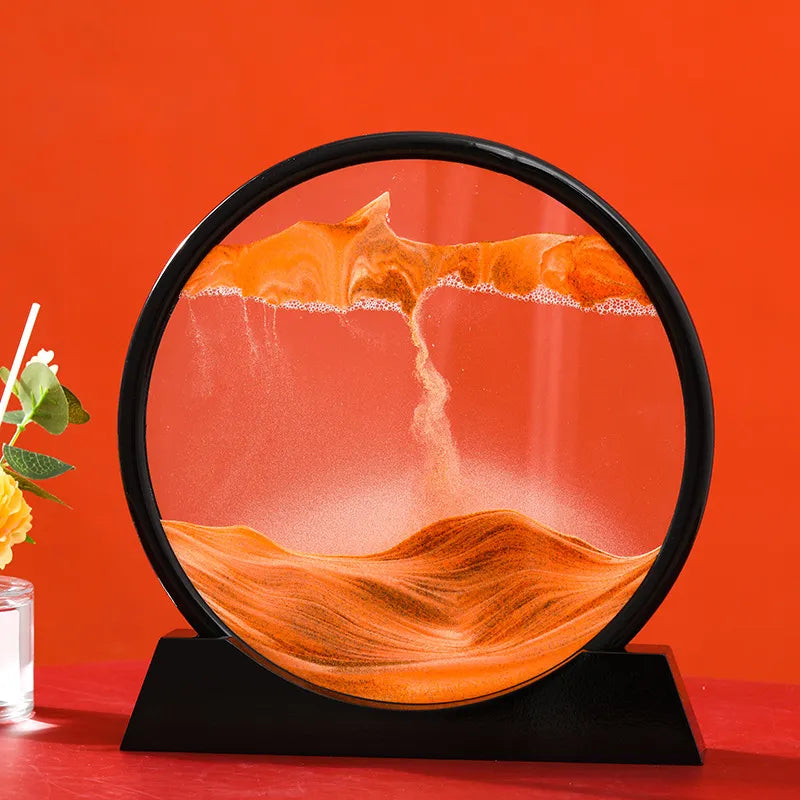 3D Moving Sand Art Picture Hourglass Quicksand Craft Flowing Sand