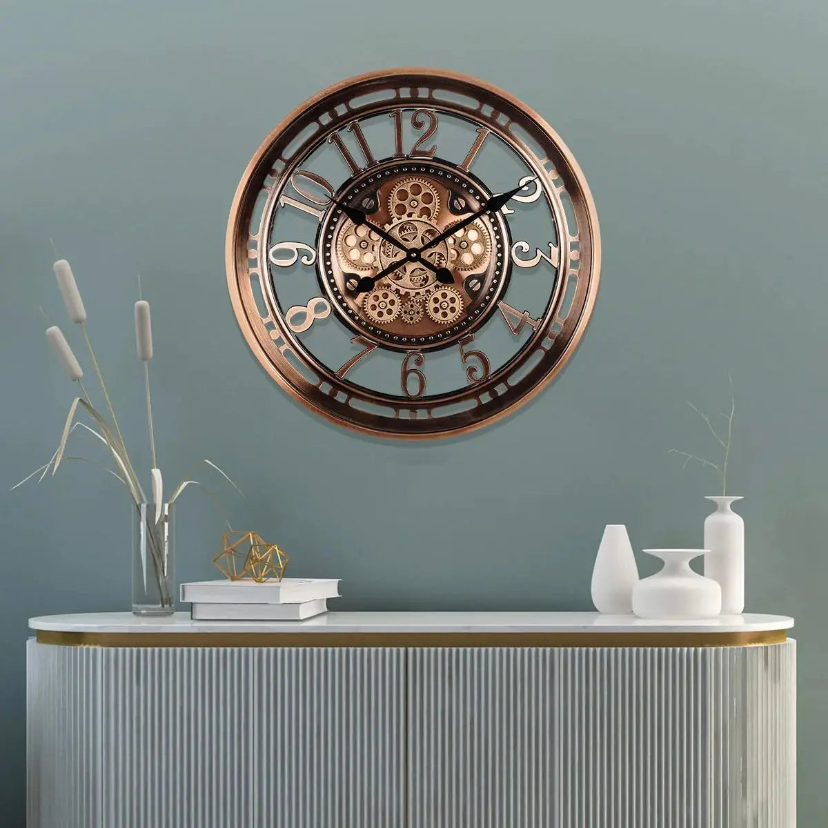 CopperTime - Antique Office Wall Clock