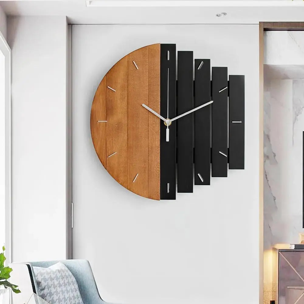 GoldSphere – Reloj decorativo 3D para salón