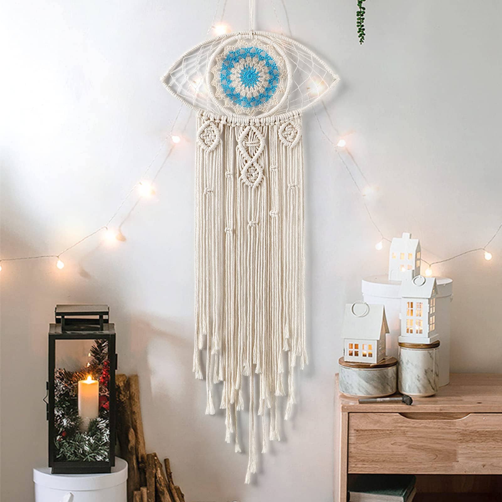 Macrame Dream Catcher With Lights